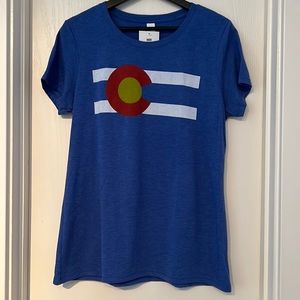 NWT Colorado State Flag T Shirt - Women’s Size L